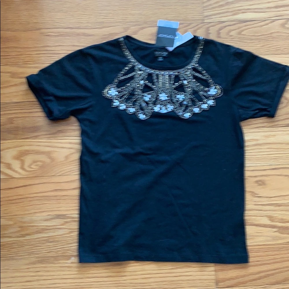 Topshop beaded t-shirt